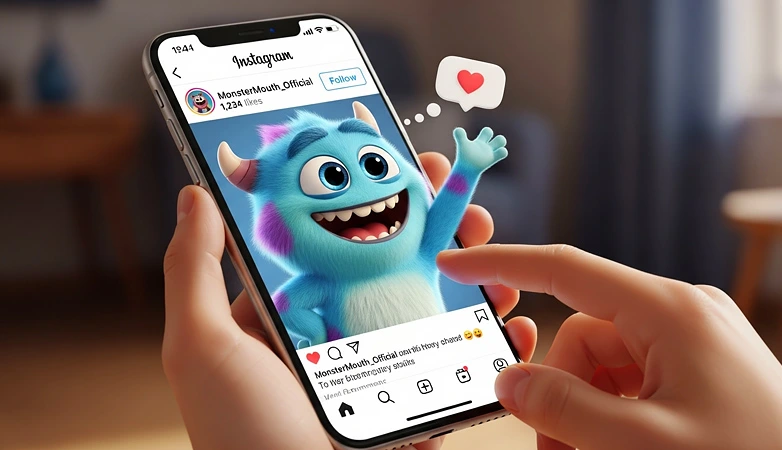 SuperGraphics Media Animation process for Instagram and Social Media