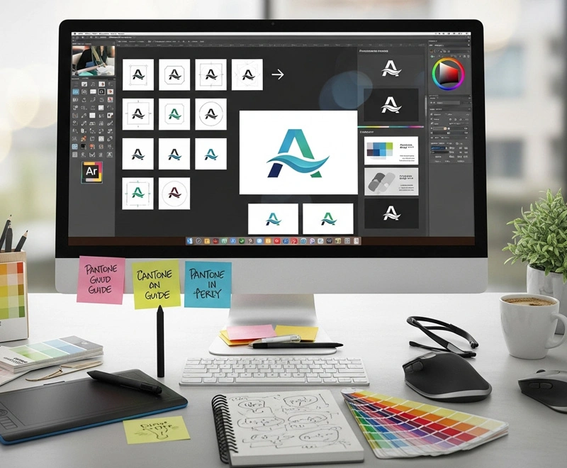 SuperGraphics Media Logo Process Creation